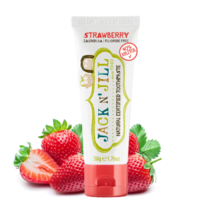 Jack n' JillNatural Certified Toothpaste, Strawberry, 1.76 oz (50g)