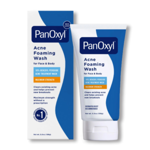 PanOxylAcne Foaming Wash, For Face & Body, Maximum Strength, 5.5 oz (156 g)