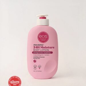 EOS Shea Butter, 24H Moisture Body Lotion, Pomegranate Rasberry (473 ) ml.