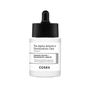 CosRx The Alpha-Arbutin 2 Discoloration Care Serum.